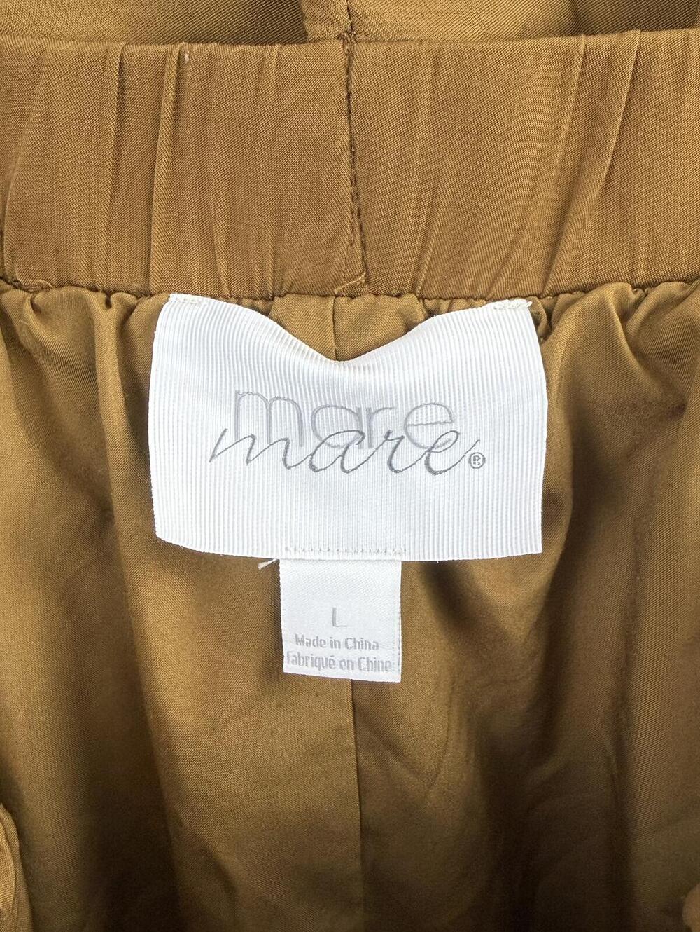 Mare Mare by Anthropologie Brown Off-The-Shoulder Structure Dress - Size - Large - Picture 7 of 8